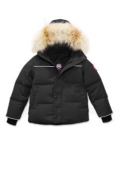 Chamarras Canada Goose Niños Mexico - Snowy Owl Abrigos Negros SN4867529